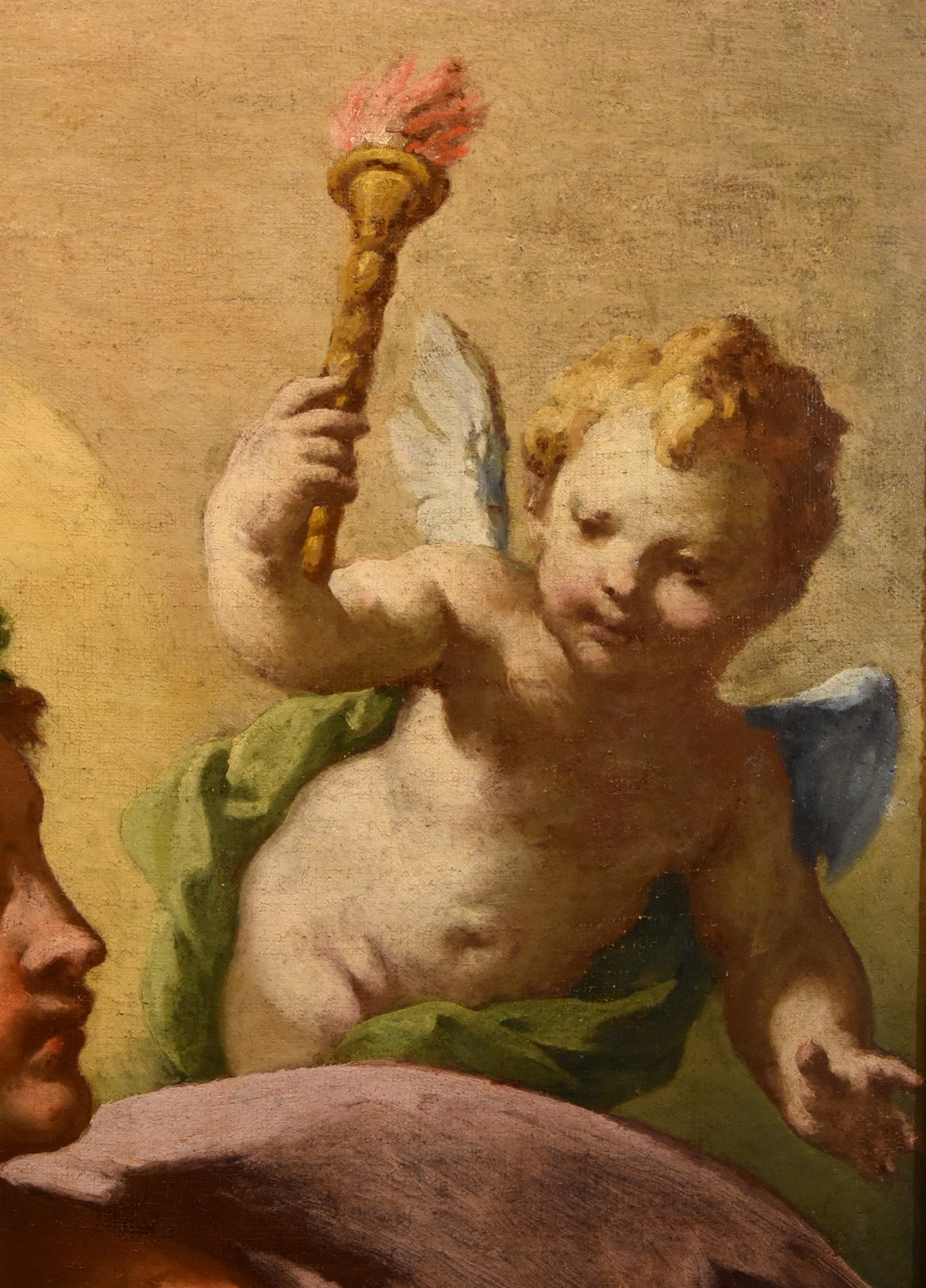 Il Dio Apollo con Cupido